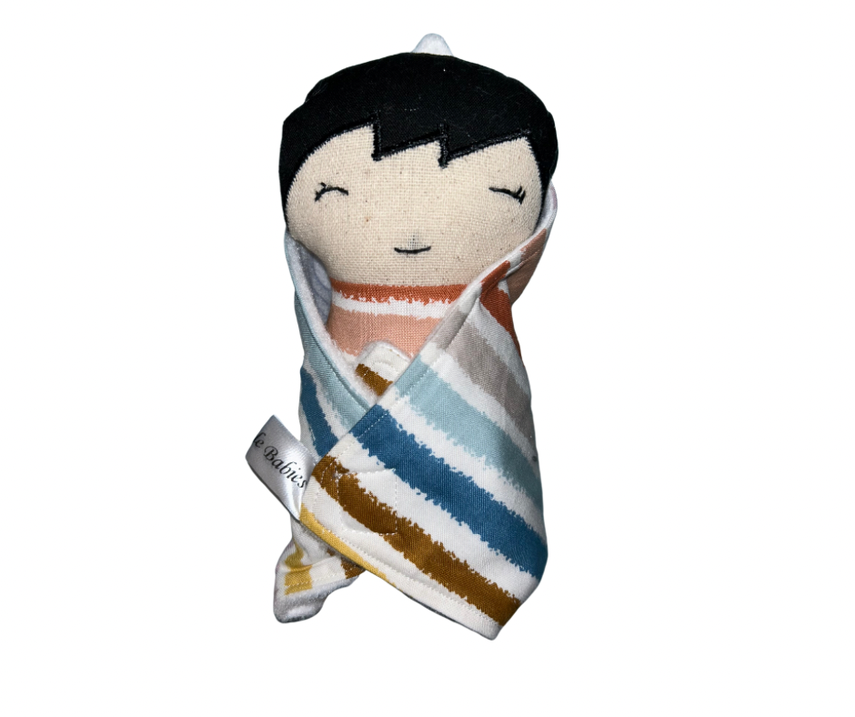 Baby Joseph and quilt