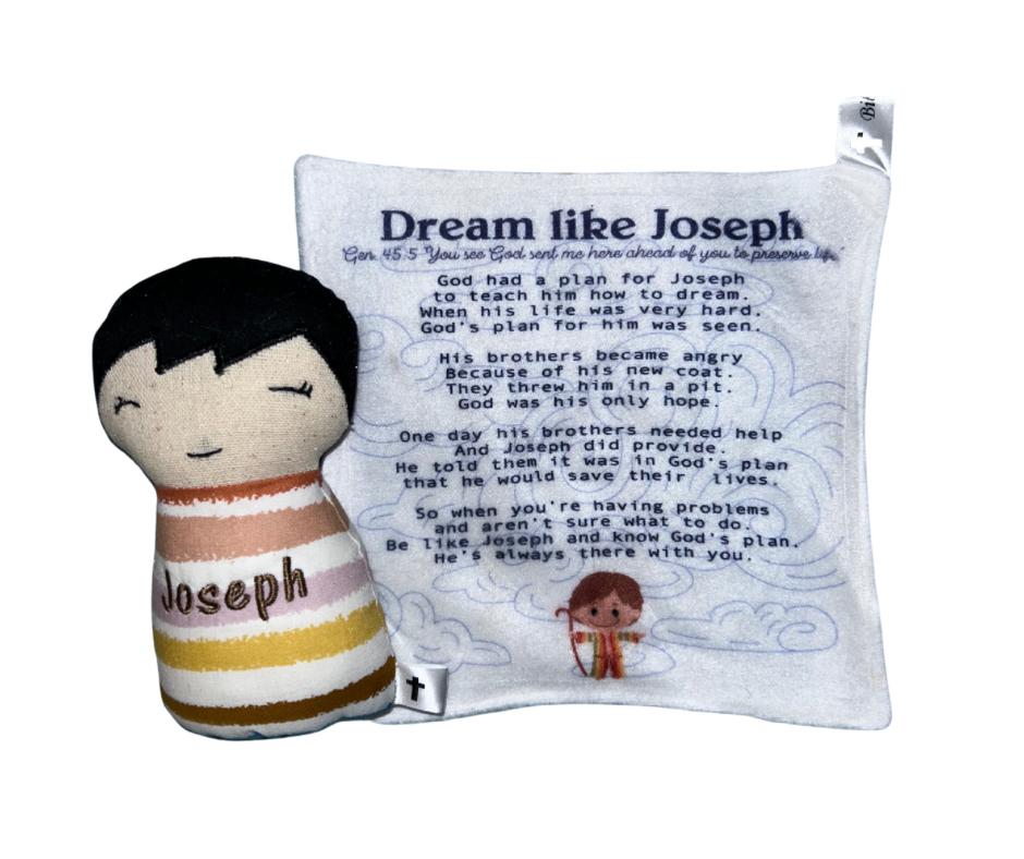 Baby Joseph and quilt