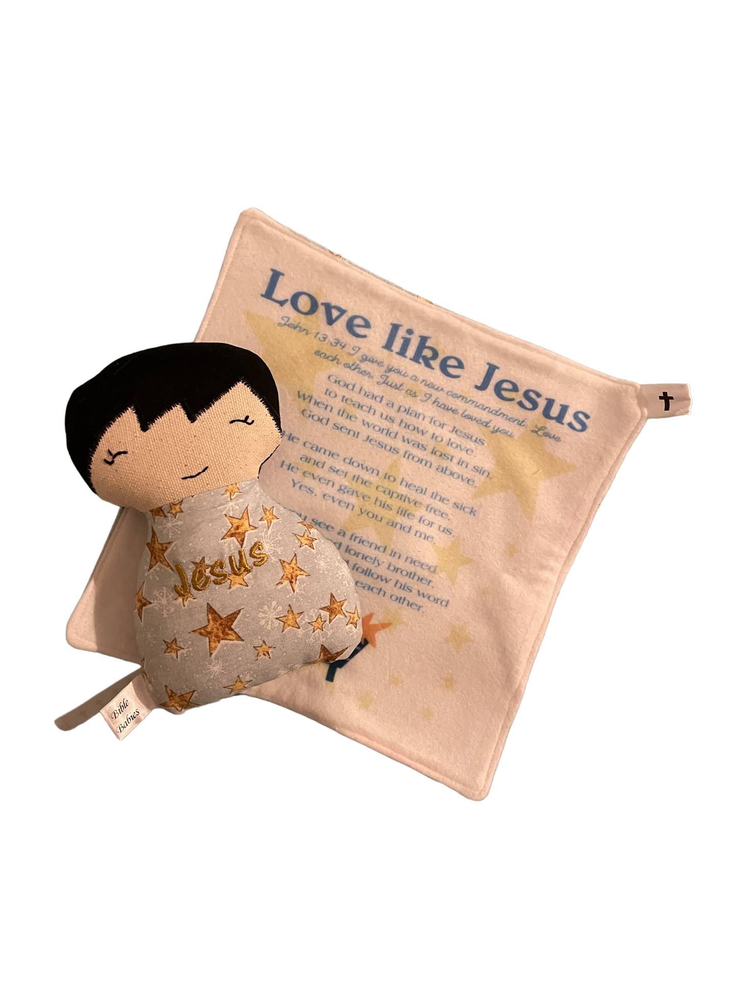 Baby Jesus and quilt